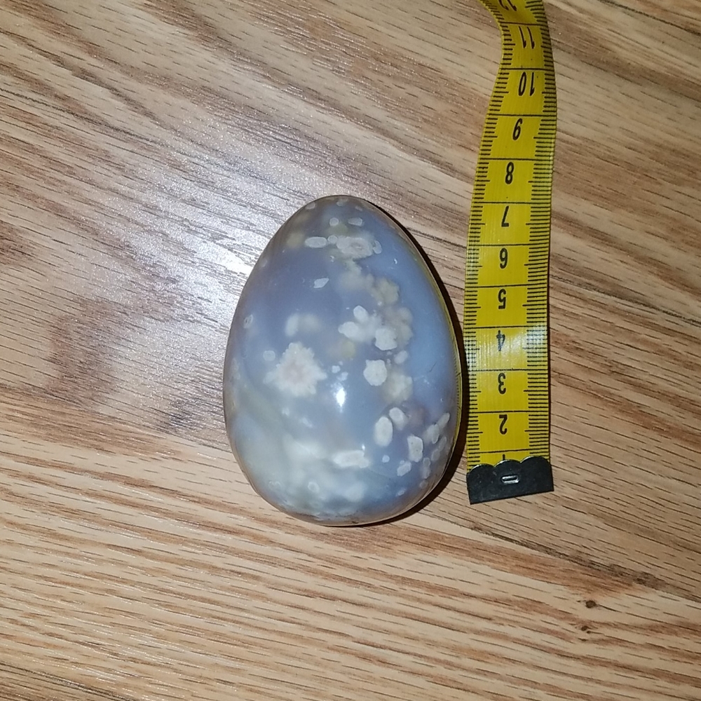 Flower agate egg - Picture 5 of 5